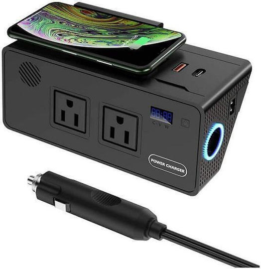 Andowl Inverter Αυτοκινήτου 400W KL-8118 για Μετατροπή 12V DC σε 220V AC με 2xUSB