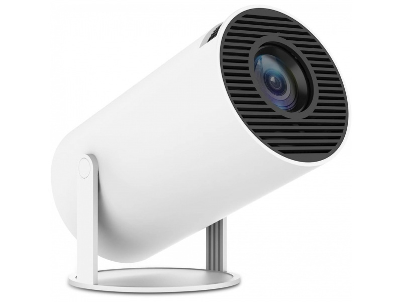 Magcubic Portable Projector 4K Projector HD Wi-Fi Connected with Built-in Speakers White
