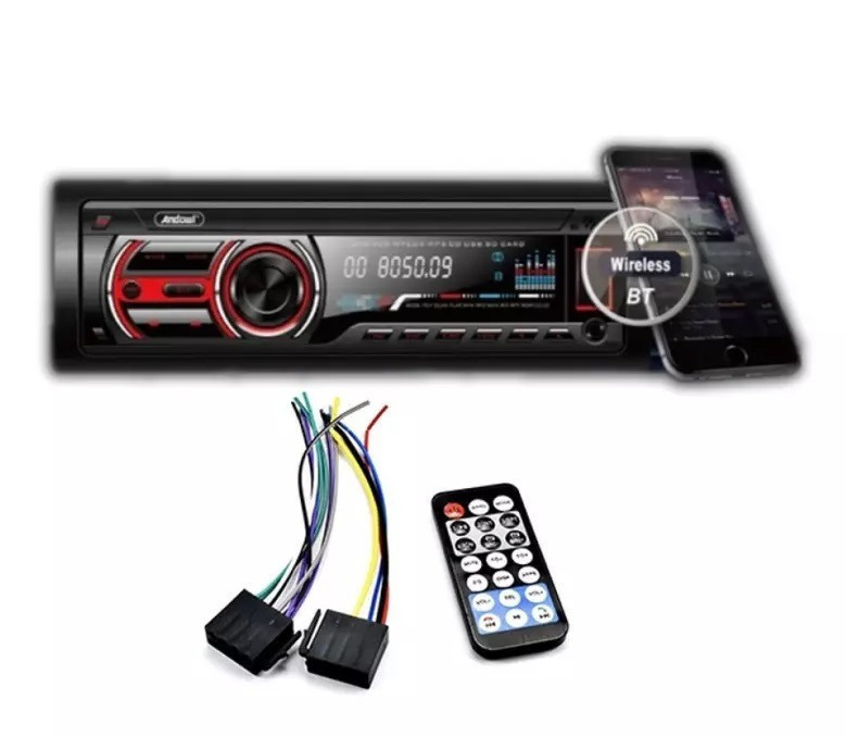 Andowl Q-CA003Ηχοσύστημα Αυτοκινήτου 1DIN (Bluetooth/USB/AUX)