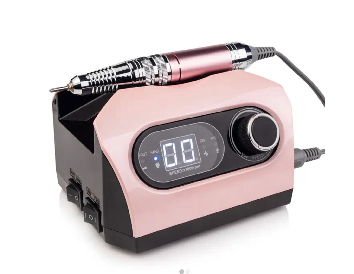 <br>ZS-717 Electric Nail Grinder 45000rpm in Pink Color 85W