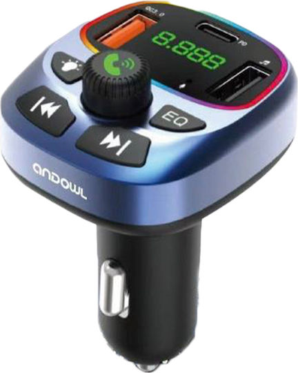 Andowl FM Transmitter Αυτοκινήτου με Bluetooth / USB Q-C661