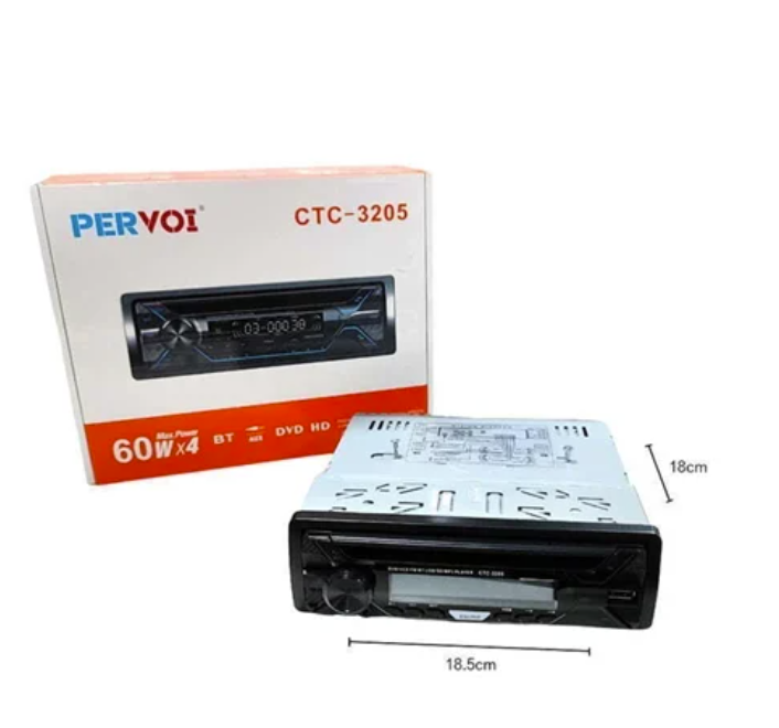 Ηχοσύστημα Αυτοκινήτου 1DIN (Bluetooth/USB) PERVOI CTC-3205