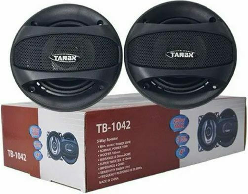 Σετ Ηχεία Αυτοκινήτου TANBX TB-1042 4" με 250W RMS (3 Δρόμων)
