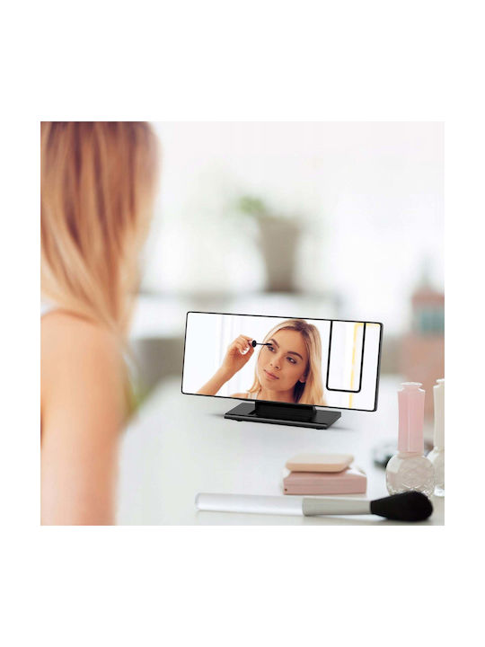 Επιτραπέζιο Ψηφιακό Ρολόι με Ξυπνητήρι Μαύρο