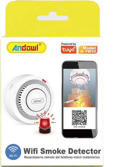 Andowl Αυτόνομος Ανιχνευτής Καπνού Wi-Fi Q-YW30