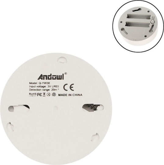 Andowl Αυτόνομος Ανιχνευτής Καπνού Wi-Fi Q-YW30