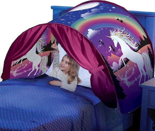 Τούνελ Κρεβατιού Unicorn Μωβ