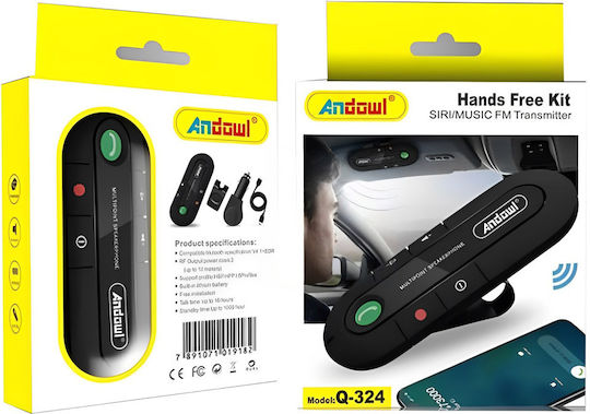 Bluetooth HandsFree αυτοκινήτου με σύστημα Multipoint Andowl Q-324
