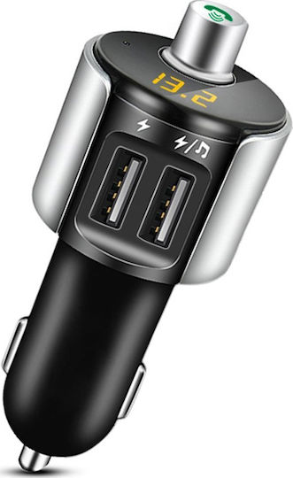 FM Transmitter Αυτοκινήτου Bluetooth Car Kit & MP3 Player με USB