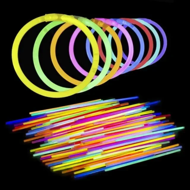 Ράβδοι για Πάρτυ που Φωσφορίζουν - Glow Sticks 20εκ 100pcs