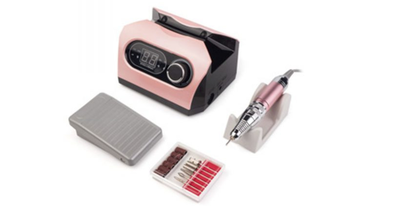 <br>ZS-717 Electric Nail Grinder 45000rpm in Pink Color 85W