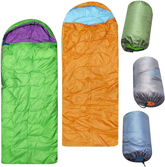 Sleeping Bag Μονό Πορτοκαλί<br>