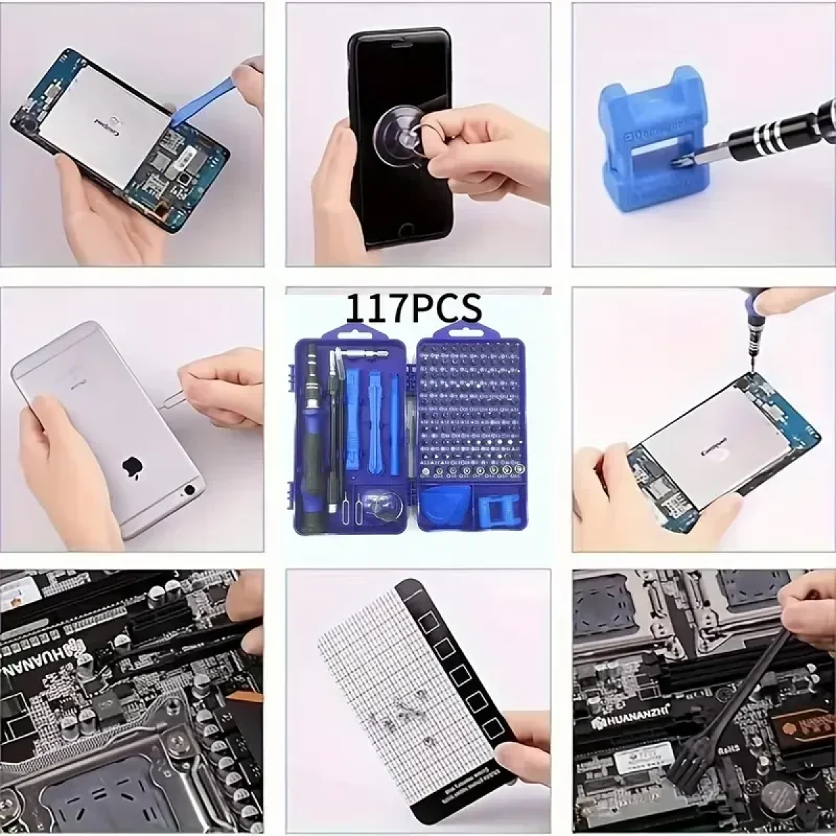 Μίνι Ηλεκτρικό Κατσαβίδι για Επισκευή Κινητών και Υπολογιστών 115 τμχ σε Κασετίνα