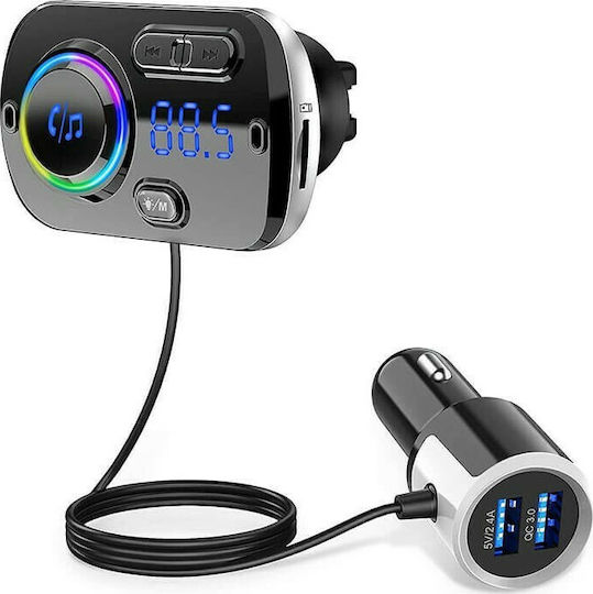 FM Transmitter Αυτοκινήτου με Bluetooth BC49BQ