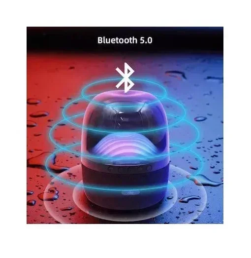 Andowl Q-YX6677 Q-YX6677 Ηχείο Bluetooth 5W με Ραδιόφωνο και Διάρκεια Μπαταρίας έως 6 ώρες Μαύρο