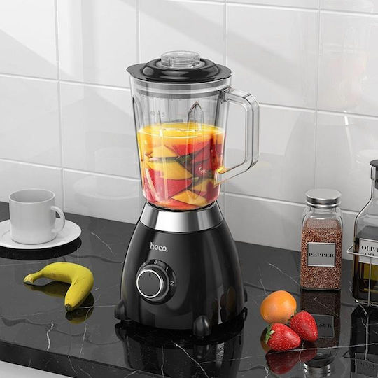 Hoco Μπλέντερ για Smoothies 1.5lt 500W Μαύρο