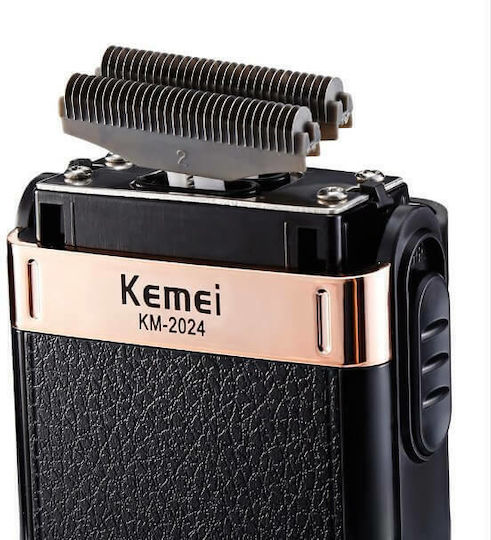Kemei KM-2024 Ξυριστική Μηχανή Προσώπου Επαναφορτιζόμενη