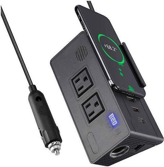 Andowl Inverter Αυτοκινήτου 400W KL-8118 για Μετατροπή 12V DC σε 220V AC με 2xUSB