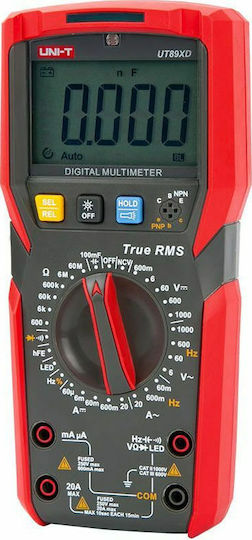 Uni-T UT89XD Ψηφιακό Πολύμετρο True RMS με Μέτρηση AC / DC / Αντίστασης