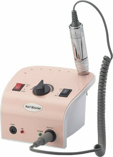 JMD-304 Τροχός Νυχιών Ρεύματος 35000rpm με Πεντάλ σε μαύρο με λευκό χρώμα 35W