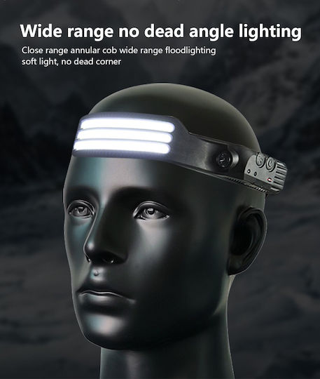 Επαναφορτιζόμενος Φακός Κεφαλής LED W689-3 182806