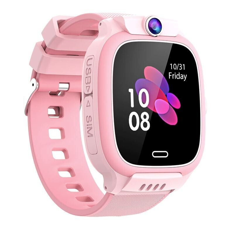 Y31 Παιδικό Smartwatch με Λουράκι από Καουτσούκ/Πλαστικό Ροζ 21725