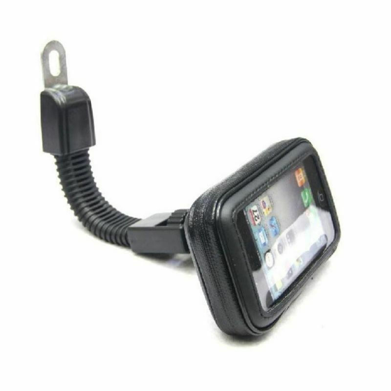 Waterproof Flexible Motorcycle Gps Phone Holder Βάση GPS Μοτοσυκλέτας με Θήκη για τον Καθρέπτη 51279