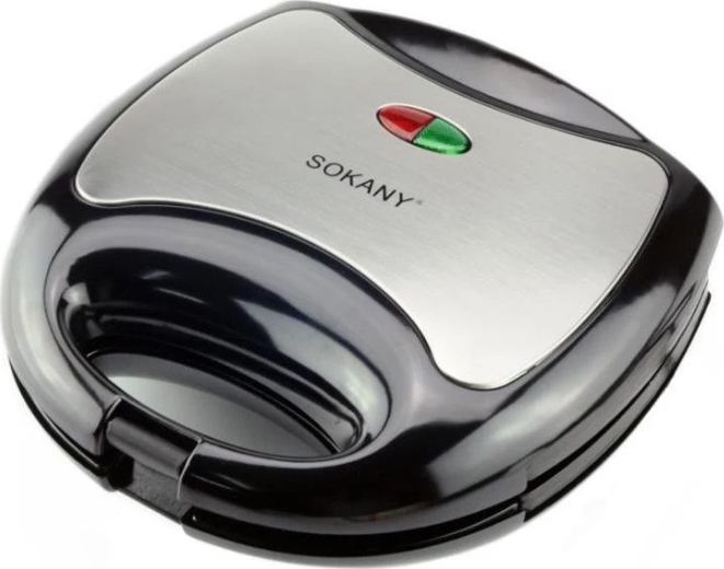 Sokany KJ-102 Τοστιέρα για 2 Τοστ 750W Inox