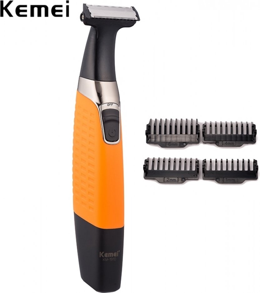 Kemei Facial Trimmer KM-1910 Rechargeable Face / Body Electric Shaver