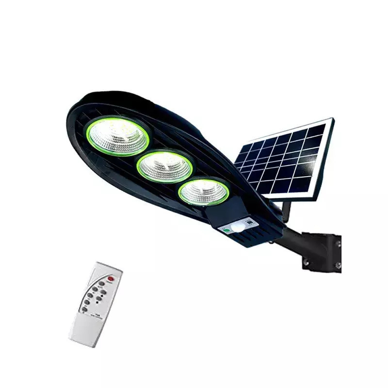 Waterproof IP65 Solar Light with Motion Sensor and Remote Control Black GD-750