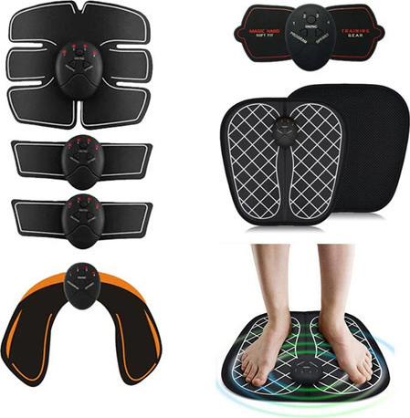 6 σε 1 Smart Fitness Series KOR-RENKAI-RK-8871 EMS Φορητή Συσκευή Παθητικής Γυμναστικής Κοιλιακών και Σώματος