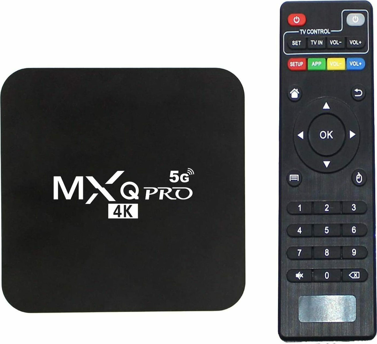 TV Box MXQ Pro 4K 5G με 8GB RAM και 128GB Αποθηκευτικό Χώρο με Λειτουργικό Android 11.1