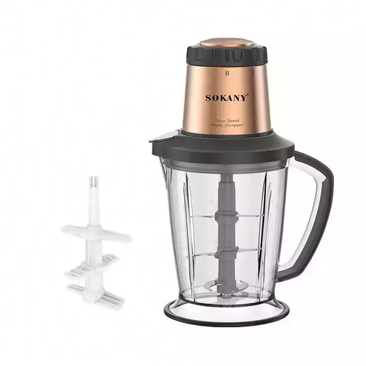 Sokany Πολυκόπτης Multi 1000W με Δοχείο 2lt Μαύρος SK-7039