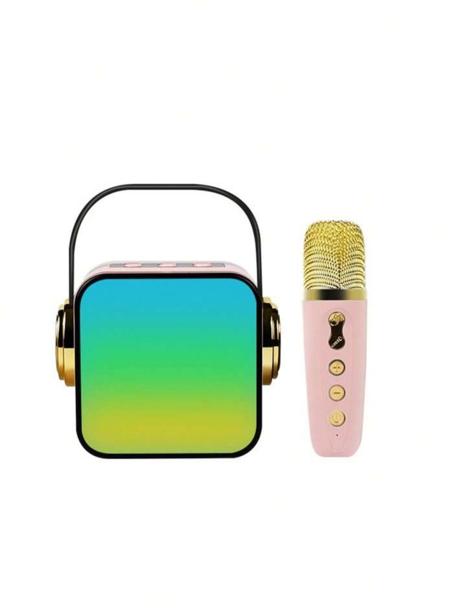 Σύστημα Karaoke με Ασύρματo Μικρόφωνo ZX-03 σε Ροζ Χρώμα