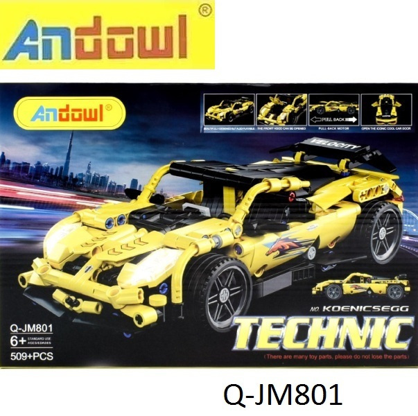 Andowl Q-JM801 Τηλεκατευθυνόμενο Αυτοκίνητο Κίτρινο Q-JM801