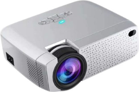 Andowl Q-A16 Mini Projector με Wi-Fi και Ενσωματωμένα Ηχεία Λευκός