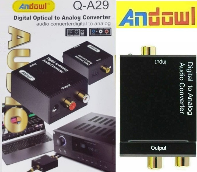 Andowl Μετατροπέας RCA female σε RCA 2x female (Q-A29)