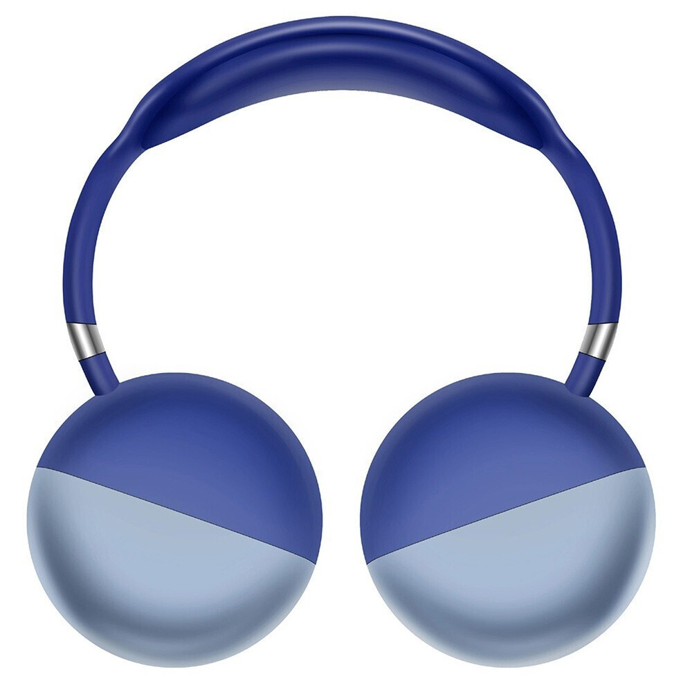 Andowl Q-MAX11 Ασύρματα Bluetooth On Ear Ακουστικά με 8 ώρες Λειτουργίας Μπλε