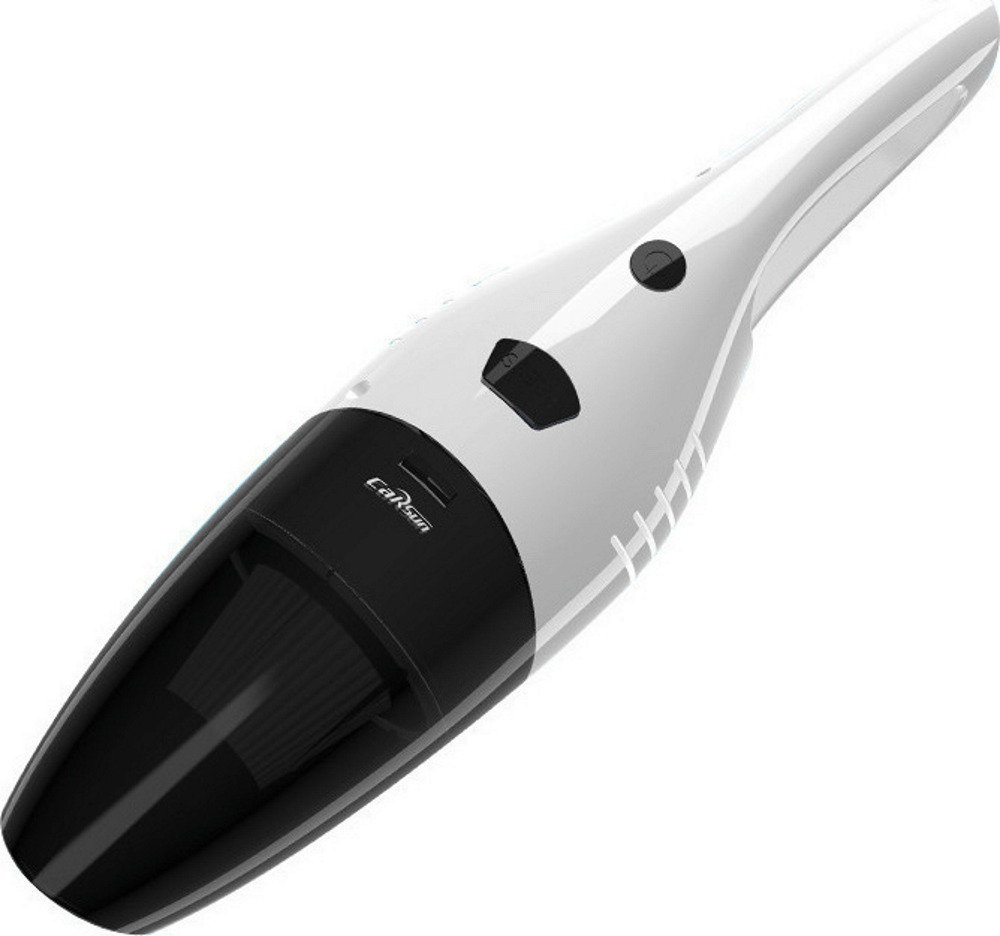 Carsun C-16521 Wireless Σκουπάκι Αυτοκινήτου Στερεών / Υγρών με Ισχύ 120W & Καλώδιο Αναπτήρα 12V Λευκό