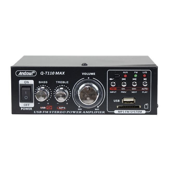 Andowl Τελικός Ενισχυτής Hi-Fi Stereo Q-T110 Max Μαύρος