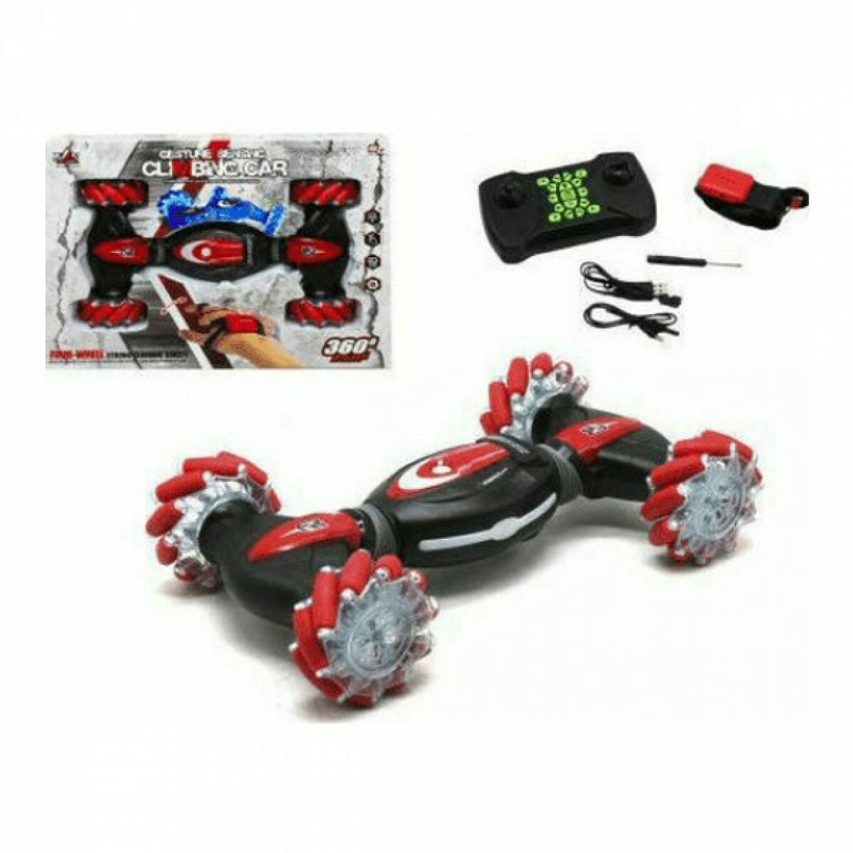 Gesture Climbing Rover Τηλεκατευθυνόμενο Αυτοκίνητο Stunt Red RQ2087