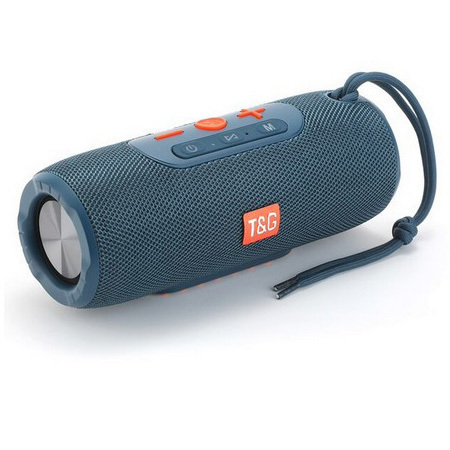 T&G TG431 Ηχείο Bluetooth 10W με Ραδιόφωνο και Διάρκεια Μπαταρίας έως 3 ώρες Μπλε