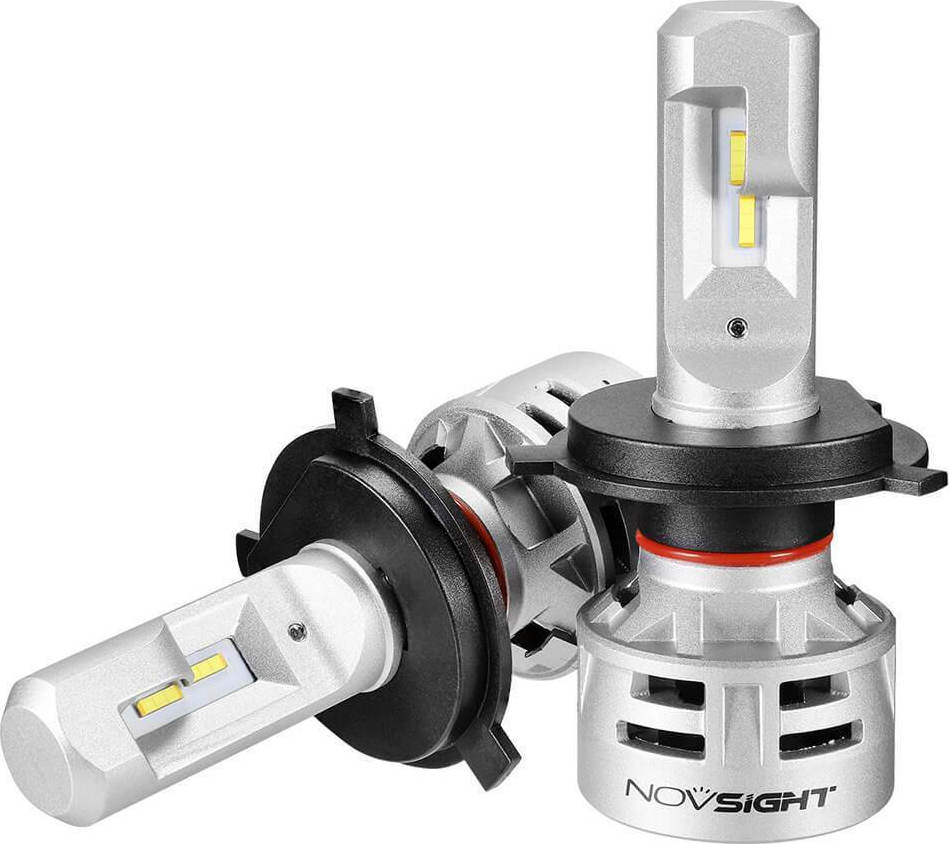 NovSight Λάμπες Αυτοκινήτου & Μοτοσυκλέτας A386 N9 H4 Canbus LED 6500K Ψυχρό Λευκό 12-24V 30W 2τμχ