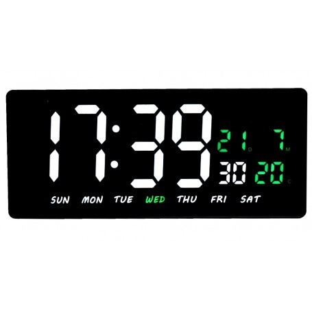 LTC Audio Tabletop Digital Clock with Alarm Black JH-3604