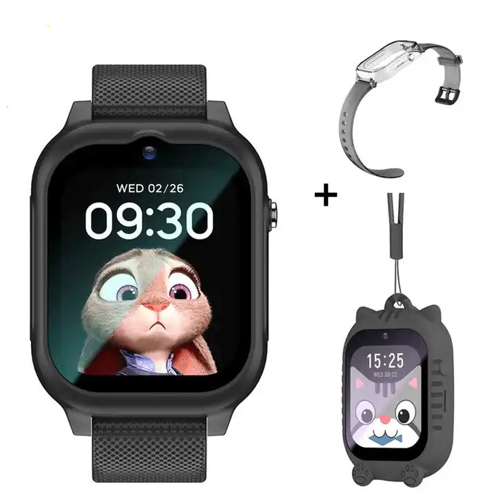 Awei Kids Smartwatch with GPS and Rubber/Plastic Strap Black H29BLACK