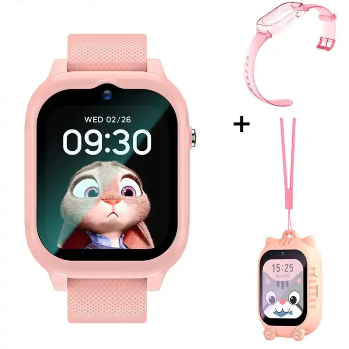 Awei Kids Smartwatch with GPS and Rubber/Plastic Strap Pink H29PINK