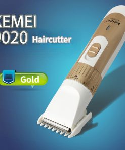 Επαναφορτιζόμενη Κουρευτική Μηχανή Kemei KM-9020 Χρυσή