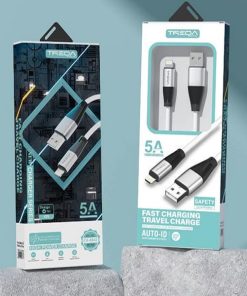 Καλώδιο γρήγορης φόρτισης 5A με ακροδέκτη Lightning 1m CA8842-IOS