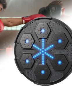 Επιτοίχια Συσκευή Προπόνησης Πυγμαχίας με Bluetooth, γάντια, Smart Music Boxing Machine QJB-66