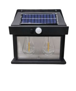 Ηλιακό φωτιστικό LED με 2 λάμπες SN23521-83 Μαύρο χρώμα